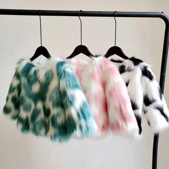 Brand new with tags,Modern elegant girls faux fur coat, beautiful girls winter - Picture 2 of 2